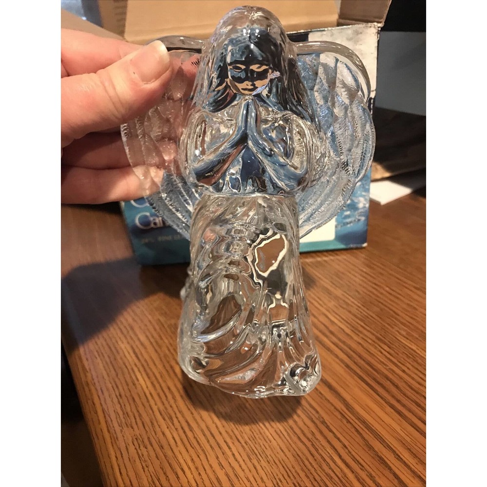 Crystal Angel Candleholder 24% fine Lead Crystal